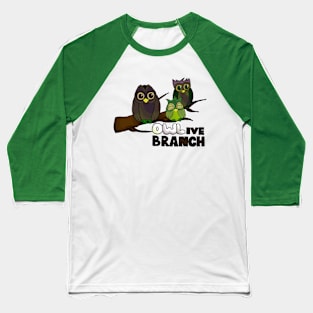 Owl-ive Branch Baseball T-Shirt